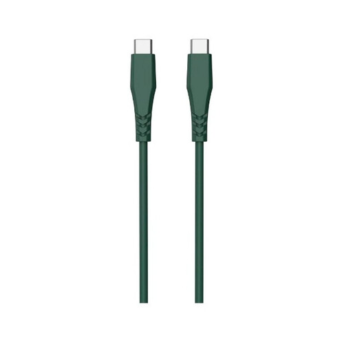 Cable de conexión USBC QILIVE, color verde.