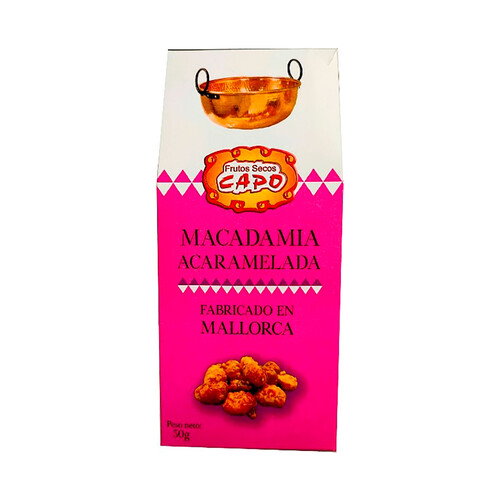 CAPO Macadamia acaramelada 70 g.