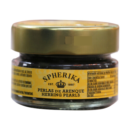 SPHERIKA Sucedáneo de caviar arenque negro MSC (Pesca sostenible certificada) 50 g.