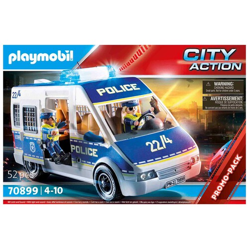 PLAYMOBIL coche de policía con luz y sonido