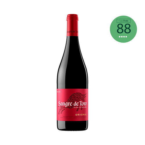 SANGRE DE TORO Original Vino tinto crianza con D.O. Catalunya botella 75 cl.