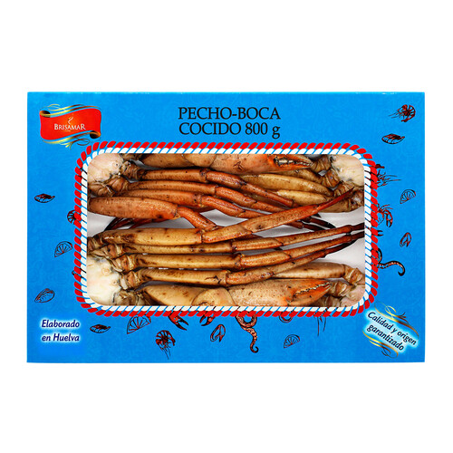 BRISAMAR Pecho-boca cocido de cangrejo 800 g.