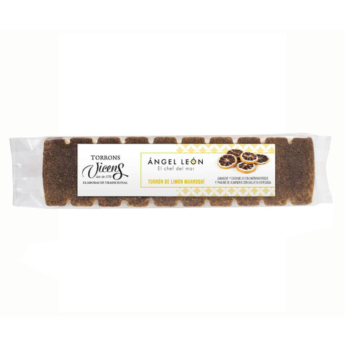 VICENS Turrón de limón marroquí Ángel León 300 g.