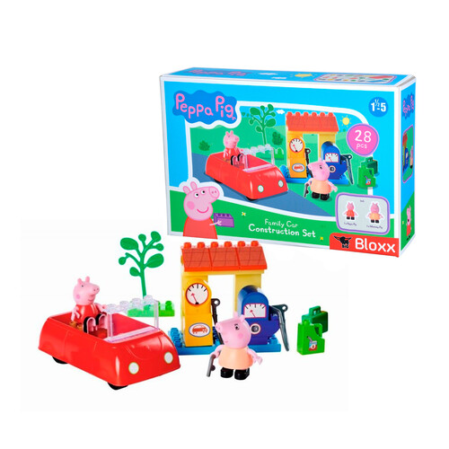 Playset Coche familiar Big-Bloxx, PEPPA PIG.