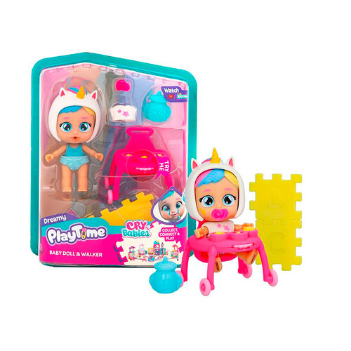 BEBÉS LLORONES Playtime Dreamy bebé y andador