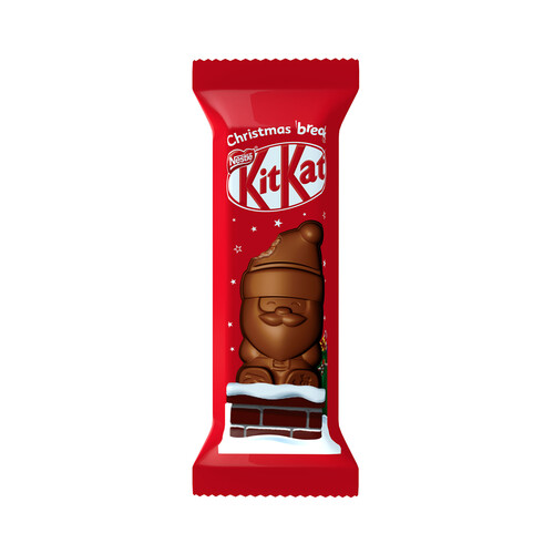 Barrita de chocolate con leche especial navidad KIT KAT 29 g.