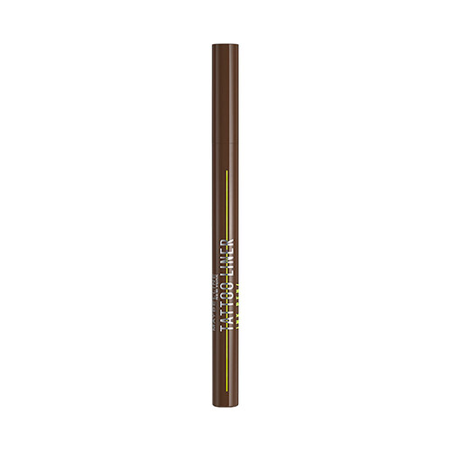 MAYBELLINE Tattoo liner ink tono 882 Pitch brown Delineador (eyeliner) ultra-preciso y de larga duración (24 horas).