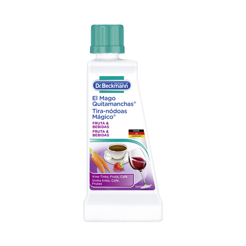 DR. BECKMANN Quitamanchas especial para manchas de frutas, vino tinto y café 50 g.