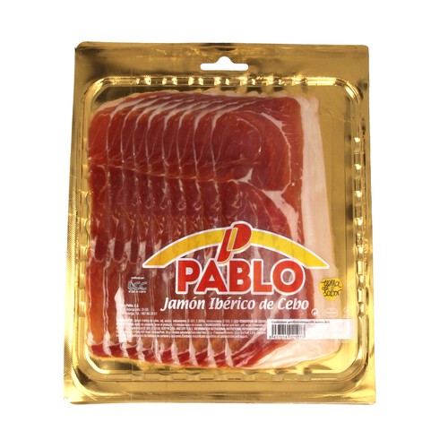 DEHESA DE BARROS Jamón ibérico de cebo (50% raza ibéerica) cortado en lonchas DEHESA DE BARROS 150 g.