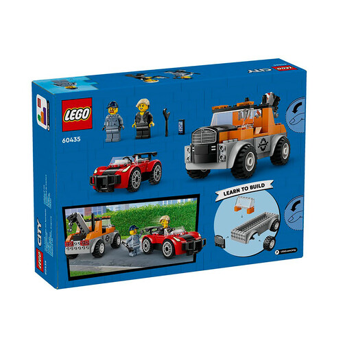 LEGO 60435 City Camión Grúa y Reparación del Deportivo 