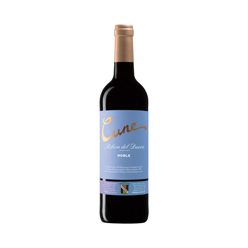 CUNE  Vino tinto roble con D.O. Ribera del Duero botella 75 cl.