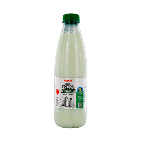 ALCAMPO CULTIVAMOS LO BUENO Leche de vaca fresca desnatada, de origen española 1 l.