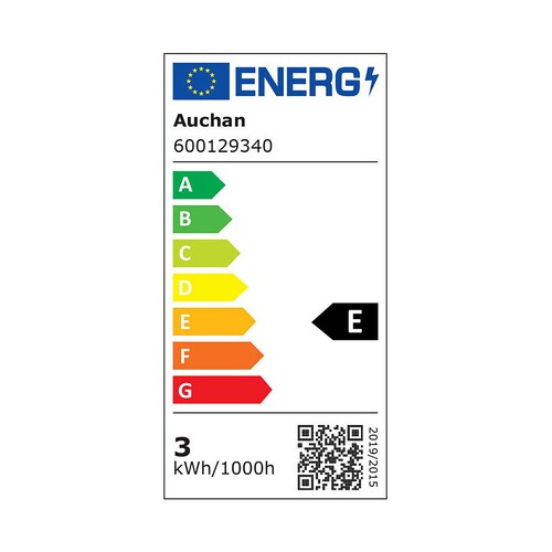 Bombilla Led E14, 2,2W=25W, luz blanca, 250lm, PRODUCTO ALCAMPO.