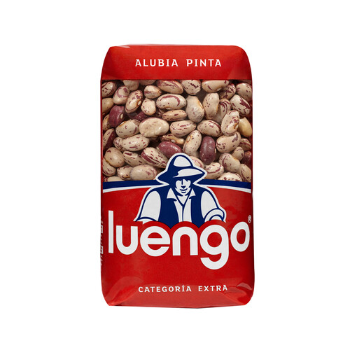 LUENGO Extra Alubia pinta en paquete de 500 g.