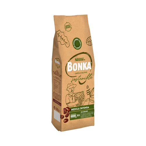 BONKA Café en grano mezcla intensa 500 g.