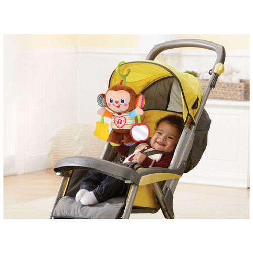 Monito bebé Peluche interactivo con mordedor Juguete para el carrito VTech Baby. Edad recomendada desde 3-24 meses