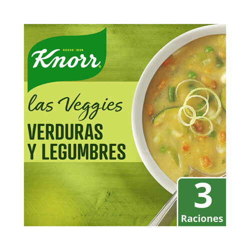 KNORR Sopa deshidratada de verduras y legumbres 68 g.