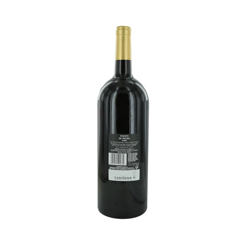 PUENTE DE PIEDRA  Vino tinto crianza con D.O. Cariñena Magnum 1,5 l.