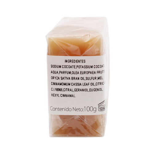 NATURTIERRA Pastilla de jabón natural de azufre, realizado sin conservantes NATURTIERRA 100 g.