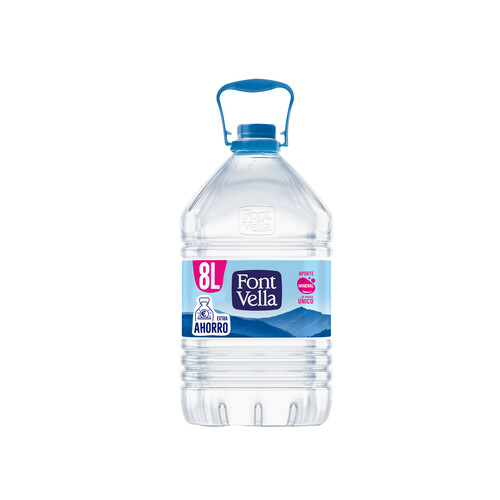 FONT VELLA Agua mineral garrafa de 8 l.