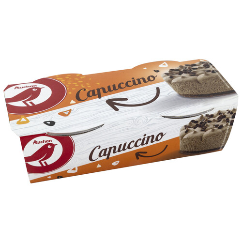 AUCHAN Capuccino estilo italiano 2 x 90 g. Producto Alcampo