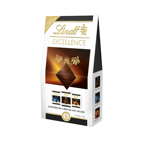 LINDT Excellence Mini  tabletas de chocolate 130 g.