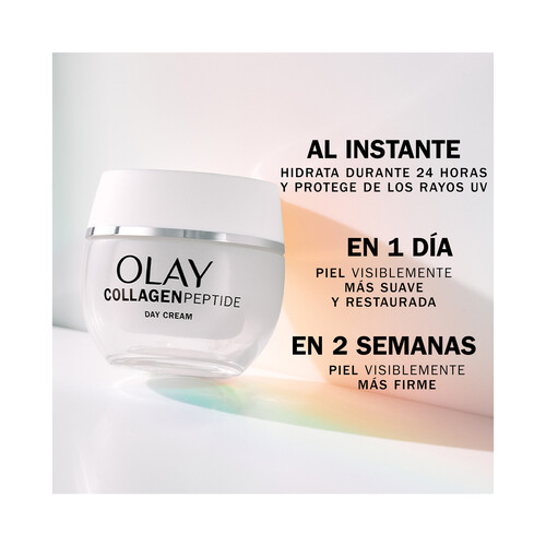 OLAY Crema facial de día (50 ml) y crema hidratante de noche (50 ml).