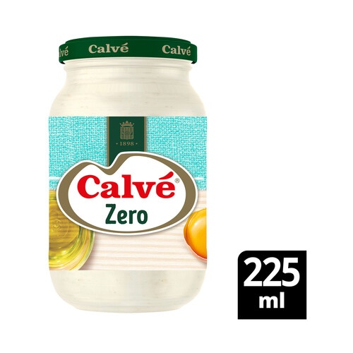 Mayonesa sin azúcares, sin conservantes CALVÉ ZERO 225 ml.