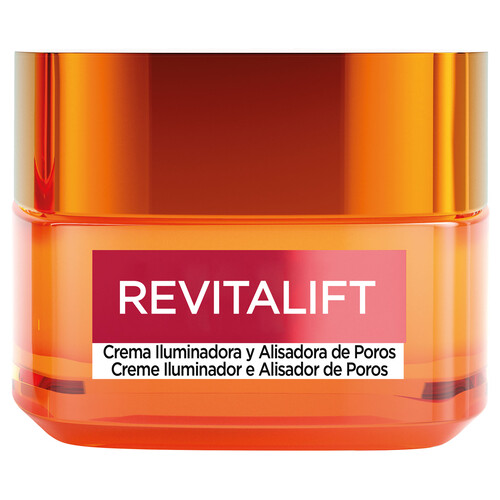 L´ORÉAL PARIS Revitalift Crema alisadora de poros, que ilumina y reduce líenas de expresión 50 ml.