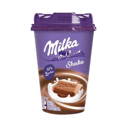 MILKA Batido de chocolate con un 92% de leche MILKA Shake 200 ml.