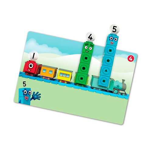 Learning Resources Set de actividades con Numberblocks Cubos MathLink del 1 al 10, Aprendizaje de matemáticas para edades tempranas, construye, aprende y juega en el aula y casa, niños de 3+ años.