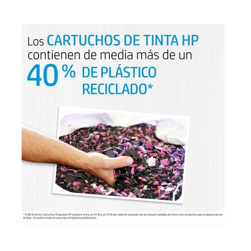 Cartucho de tinta original HP 62 C2P04AE, negro.