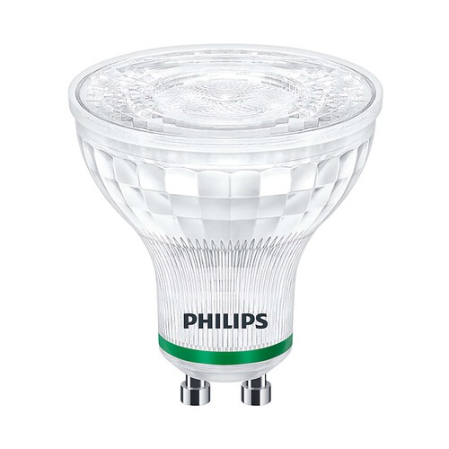 Bombilla Led GU10, 2.4W=50W, luz neutra 4000K, 380lm, PHILIPS.