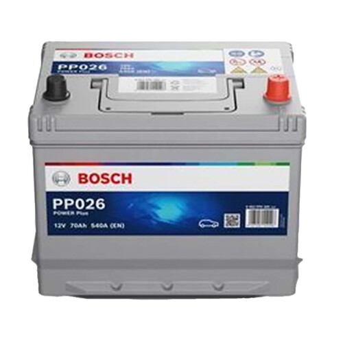 Batería de coche 70Ah, arranque 540A, 12V, BOSCH.