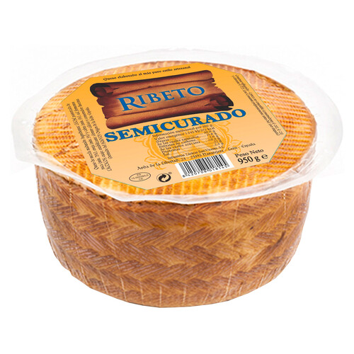 RIBETO Queso semicurado 950 g.