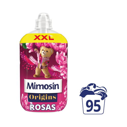 MIMOSIN Origins Suavizante concentrado con aroma a rosas silvestres 1710 ml, 95 lavados.