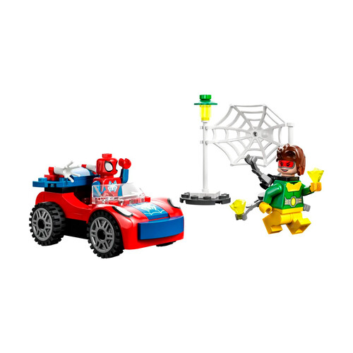 LEGO coche de Spiderman y Doc Ock, 48 piezas, +7 años.