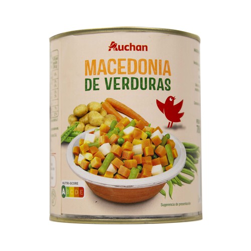 PRODUCTO ALCAMPO Macedonia de verduras lata 480 g.