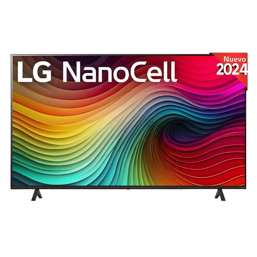 Televisión 127 cm (50) LG 50NANO82T NanoCell, 4K, SmartTV, WEBOS, HDMI, Bluetooth, color negro.