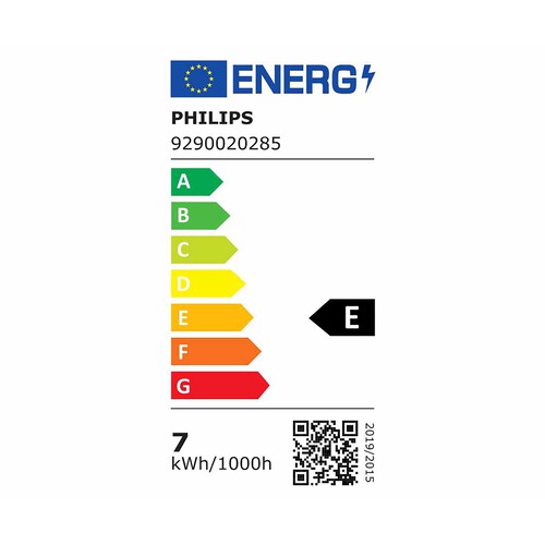 Bombilla Led E14, 6,5W=60W, luz cálida 2700K, PHILIPS.