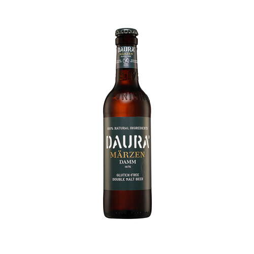 DAURA Cerveza sin gluten DAURA MARZEN botella de 33 cl.