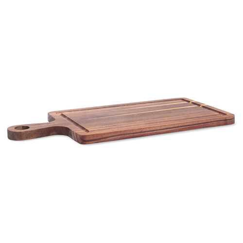 Tabla VALIRA MONTANA de madera rectangular con asa de 38x18x5,1cm.