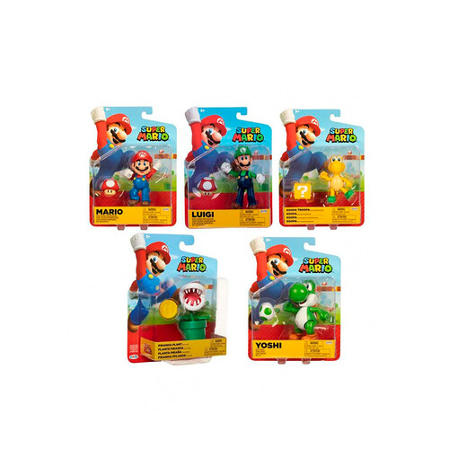 Figura Super Mario de 10cm modelos surtidos, JAKKS PACIFIC.