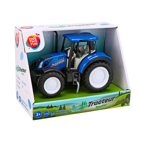 Tractor Newholand 1:32 ONE TWO FUN ALCAMPO