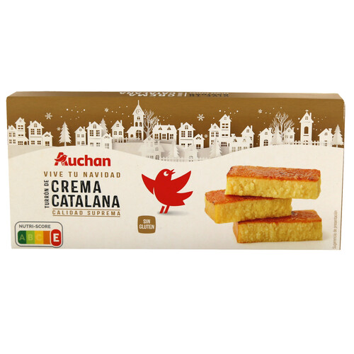 PRODUCTO ECONÓMICO ALCAMPO Turrón crema catalana tipo yema 200 g