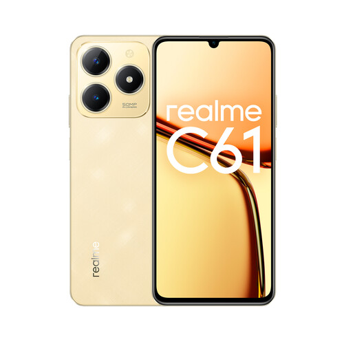 REALME C61 Gold, 6GB+256GB,  móvil 17,11cm (6,74).