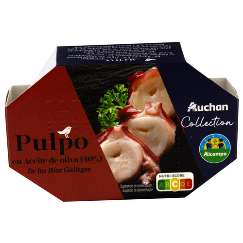 PRODUCTO ALCAMPO Collection Pulpo de las rías gallegas en aceite de oliva 67 g.