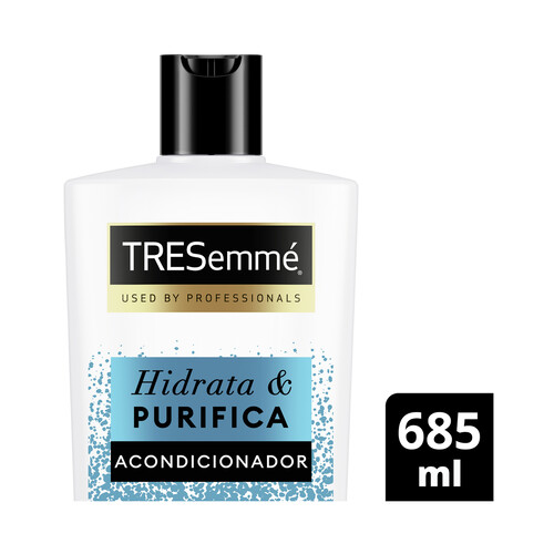 TRESEMMÉ Hidrata & purifica Acondicionador con arcilla blanca y ácido Hialurónico para cabellos grasos 685 ml.