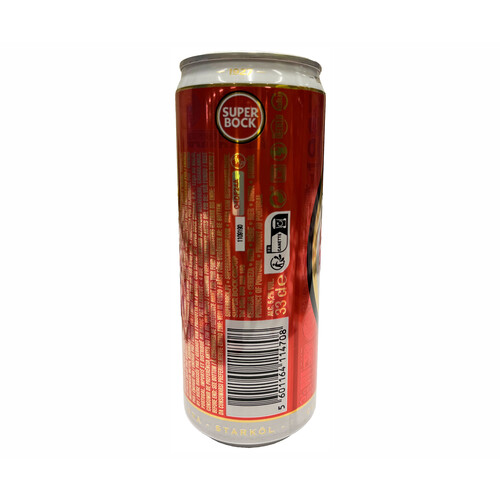 SUPER BOCK Cerveza rubia superbock lata 33 cl