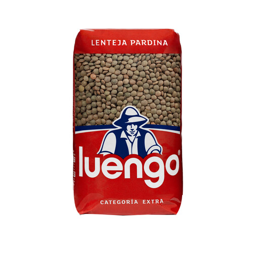 LUENGO Extra Lentejas Pardina en  paquete de 500 g.